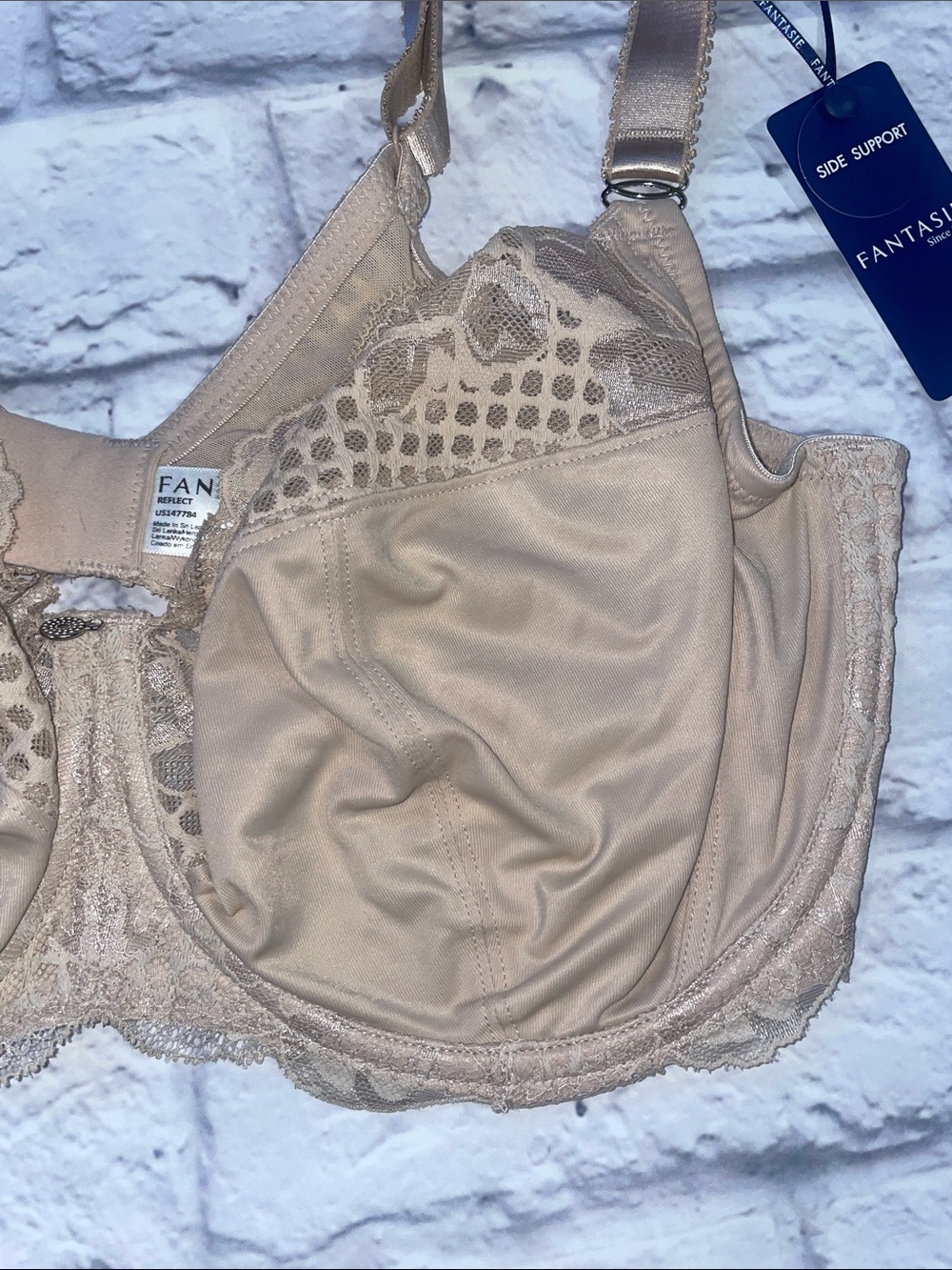 Fantasie Reflect Side Support Bra in Natural Beige Size 38H FL101801NAE (NWT) - Picture 3 of 10